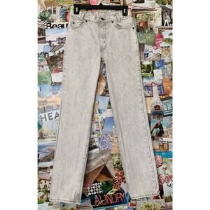 Light Grey Vintage Levi's Silver Tab Student High Waisted Jeans W28 L30